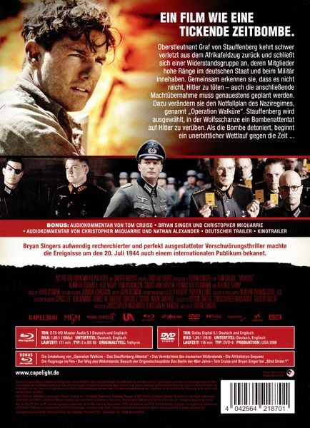Operation Walküre - Das Stauffenberg Attentat - 3-Disc Limited Collector's Edition im Mediabook (+ DVD) (+ Bonus-Blu-ray)