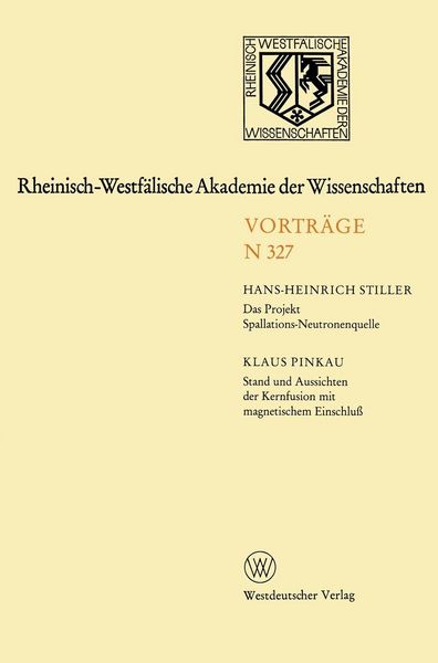 Produktbild: Rheinisch-Westf&auml;lische Akademie der Wissenschaften