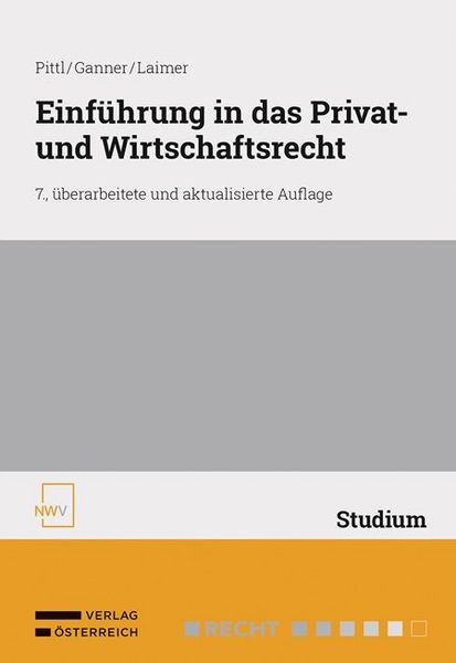 Produktbild: Einf&uuml;hrung in das Privat- und Wirtschaftsrecht