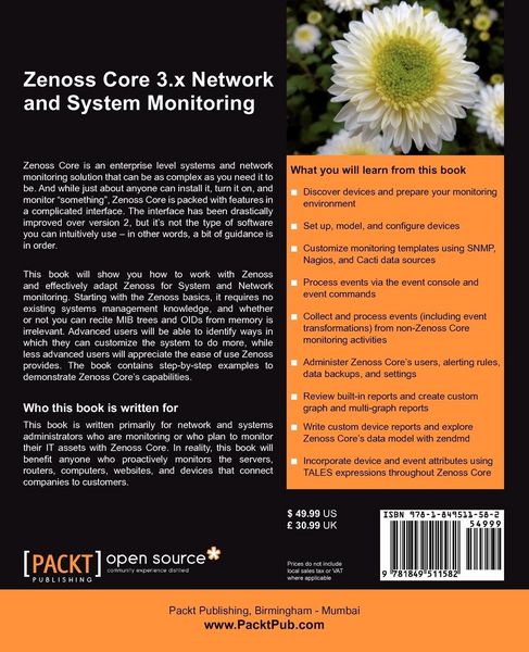 Produktbild: Zenoss 2.5 Core Network and System Monitoring