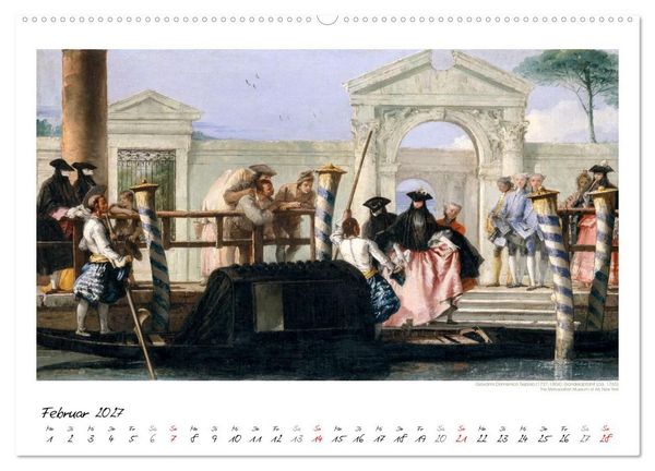 Produktbild: Venedig - Gem&auml;lde aus drei Jahrhunderten. Kunstkalender (hochwertiger Premium Wandkalender 2027 DIN A2 quer), Kunstdruck in Hochglanz
