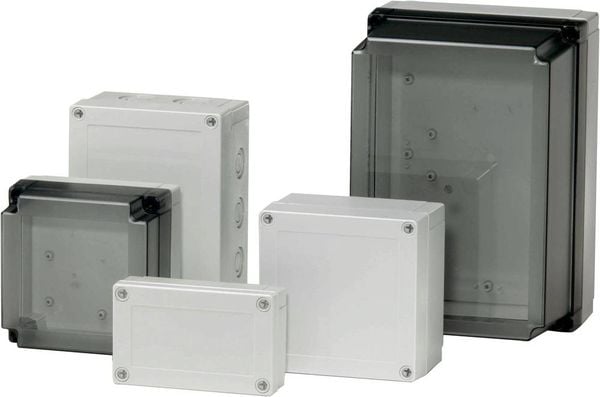 Produktbild: Fibox PCM 175/150 G 6016323 Universal-Geh&auml;use 180 x 180 x 150 Polycarbonat Lichtgrau (RAL 7035) 1 St.