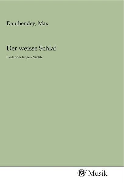 Produktbild: Der weisse Schlaf