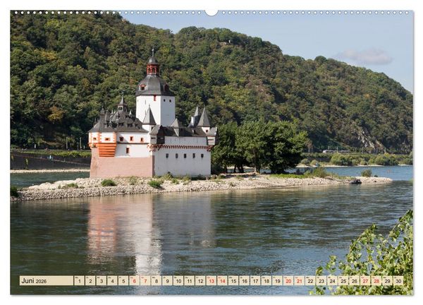 Produktbild: Oberes Mittelrheintal Sehnsuchtsziel f&uuml;r Romantiker (hochwertiger Premium Wandkalender 2026 DIN A2 quer), Kunstdruck in Hochglanz