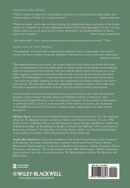 Produktbild: A Dictionary of Cultural and Critical Theory