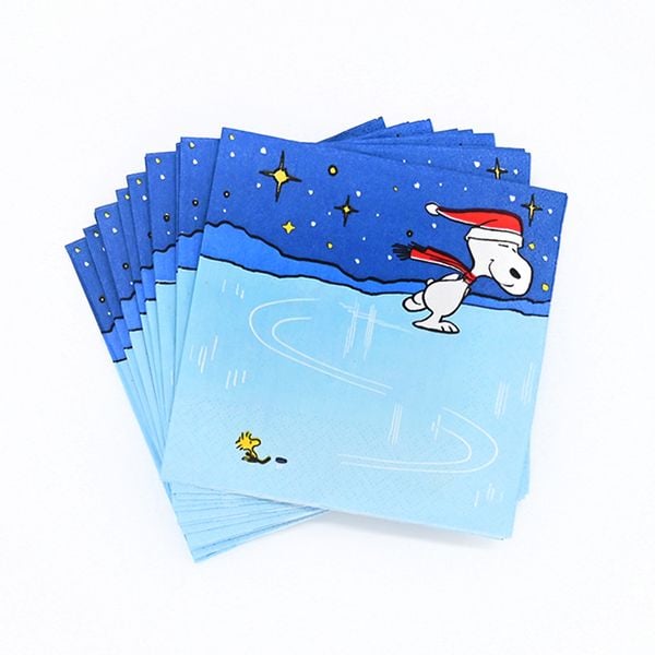 Produktbild: SnoopyTM Serviette Snoopy Weihnachten