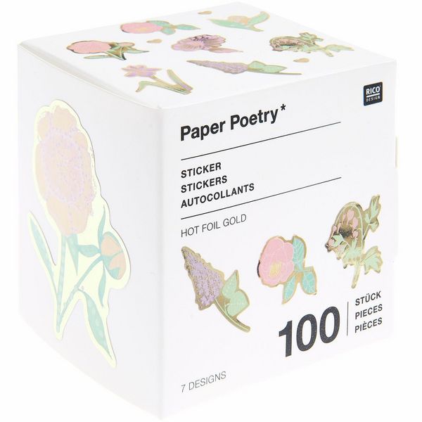 Produktbild: Sticker The Sky is the Limit, Blumen , 100 Stk/Rolle