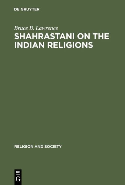 Produktbild: Shahrastani on the Indian Religions