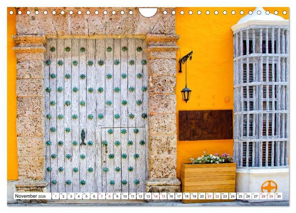 Produktbild: Cartagena - Stadt an der Karibikk&uuml;ste Kolumbiens (Wandkalender 2026 DIN A4 quer), CALVENDO Monatskalender