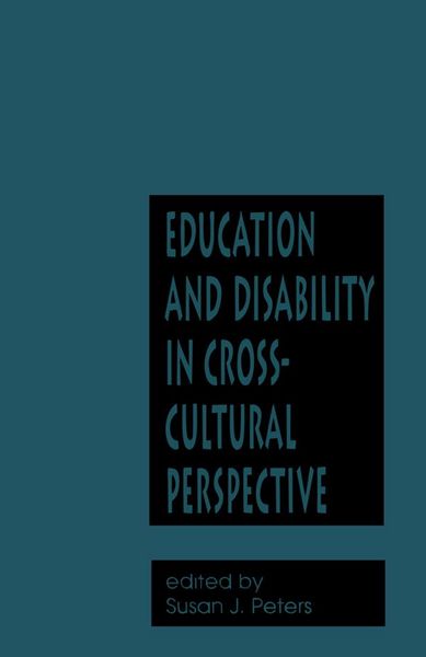 Produktbild: Education and Disability in Cross-Cultural Perspective