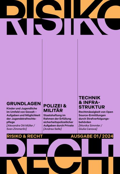 Produktbild: Risiko & Recht 01/2024