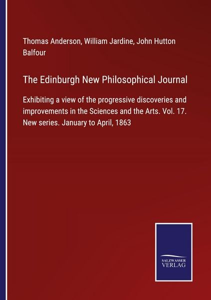 Produktbild: The Edinburgh New Philosophical Journal