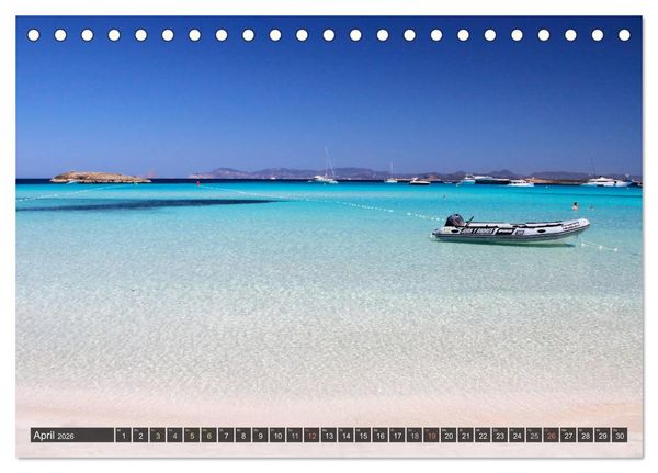 Produktbild: Formentera - Urlaub f&uuml;r die Seele (Tischkalender 2026 DIN A5 quer), CALVENDO Monatskalender
