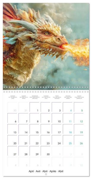 Produktbild: Dragons - A never-ending fascination (Wall Calendar 2026 12 &times; 12 Inch) CALVENDO 12 Month Wall Calendar