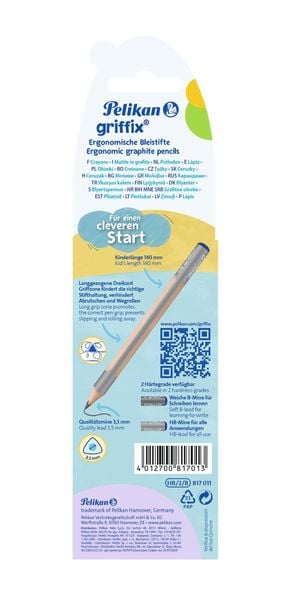 Produktbild: Pelikan Bleistift griffix&reg; St&auml;rke HB, 2er Set