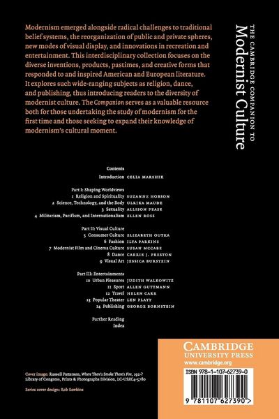 Produktbild: The Cambridge Companion to Modernist Culture