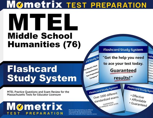 Produktbild: MTEL Middle School Humanities (76) Flashcard Study System