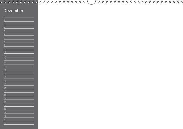 Produktbild: Bastelkalender mit Planerfunktion / F&uuml;r Schwarz - Wei&szlig; - Seher (Wandkalender immerw&auml;hrend DIN A3 quer)
