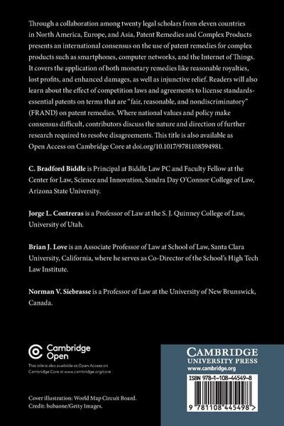 Produktbild: Patent Remedies and Complex Products