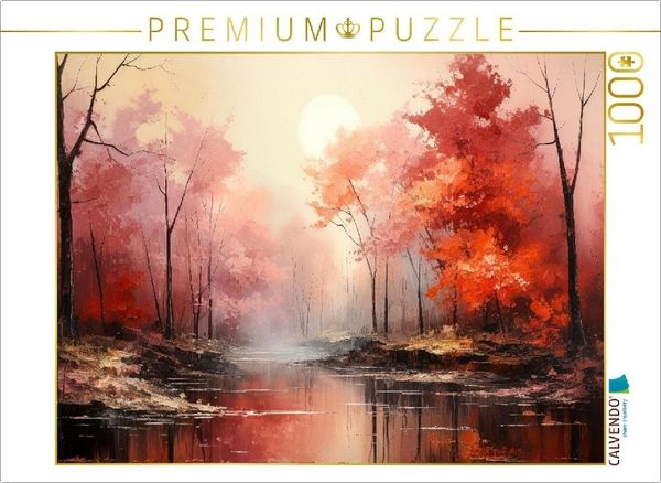 CALVENDO Puzzle Einzigartiges Naturfarbenspiel | 1000 Teile Lege-Größe 64x48cm Foto-Puzzle für glückliche Stunden