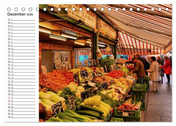 Produktbild: Wien - &Ouml;sterreichs charmante Hauptstadt (Tischkalender 2026 DIN A5 quer), CALVENDO Monatskalender