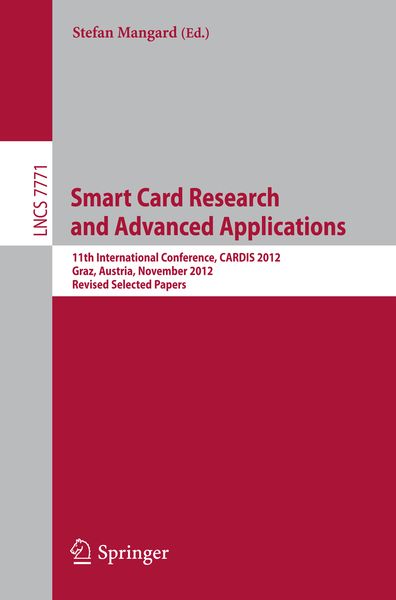 Produktbild: Smart Card Research and Advanced Applications