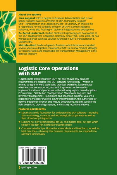Produktbild: Logistic Core Operations with SAP