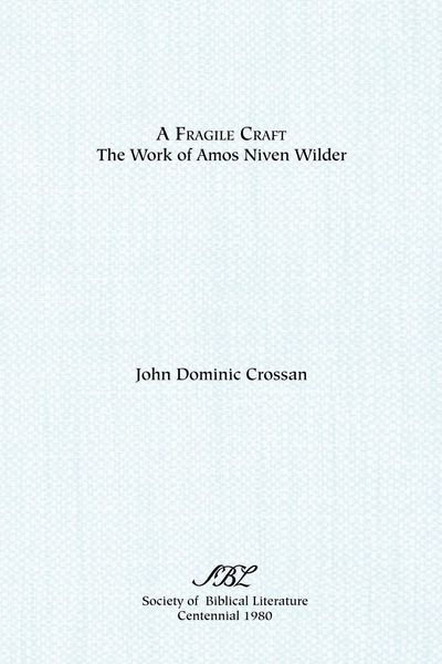 Produktbild: A Fragile Craft