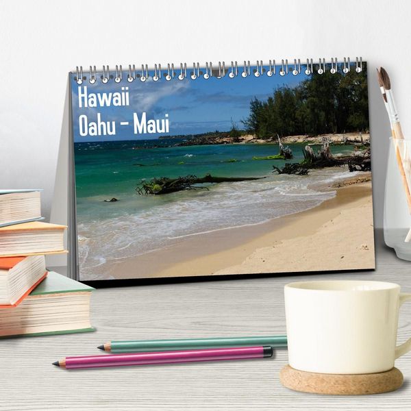 Produktbild: Hawaii - Oahu - Maui (Tischkalender 2027 DIN A5 quer), CALVENDO Monatskalender