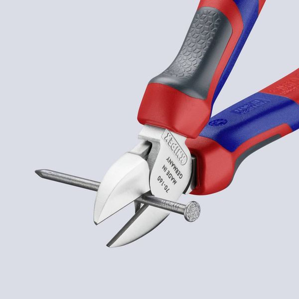 Produktbild: Knipex 70 05 160 Werkstatt Seitenschneider mit Facette 160mm