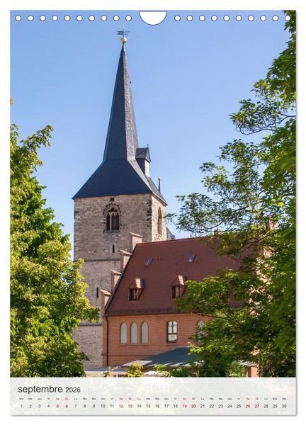 Produktbild: Lutherstadt Eisleben - La ville du grand r&eacute;formateur Luther (Calendrier mural 2026 DIN A4 horizontal), CALVENDO calendrier mensuel