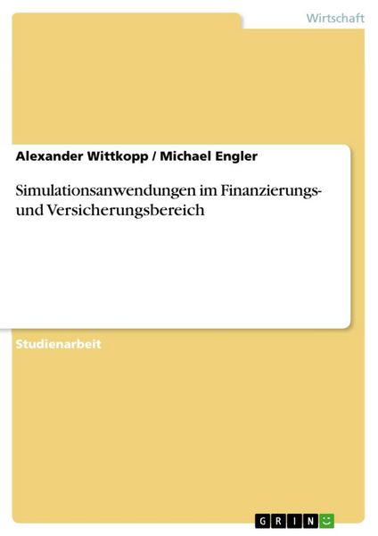 Produktbild: Simulationsanwendungen im Finanzierungs- und Versicherungsbereich