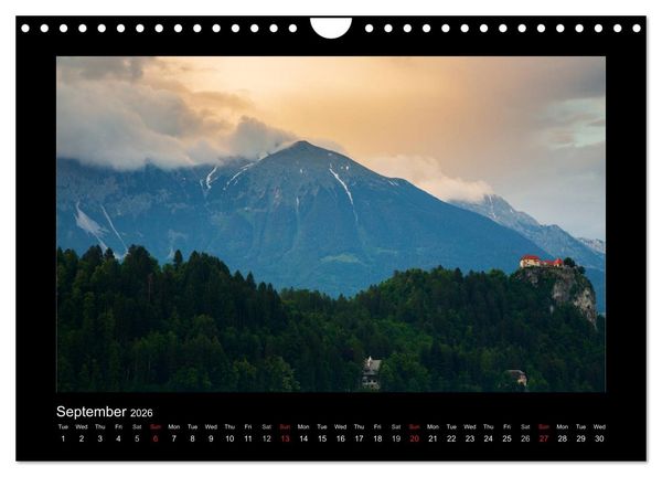 Produktbild: Lake Bled Slovenia (Wall Calendar 2026 DIN A4 landscape), CALVENDO 12 Month Wall Calendar