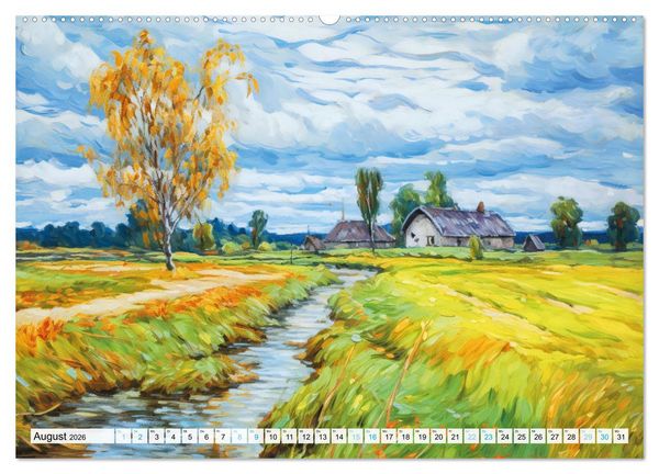 Produktbild: Havelland - Impressionistische Visionen einer idyllischen Region (Wandkalender 2026 DIN A2 quer), CALVENDO Monatskalender
