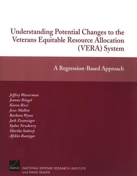 Produktbild: Understanding Potential Changes to the Veterans Equitable Resource Allocation System