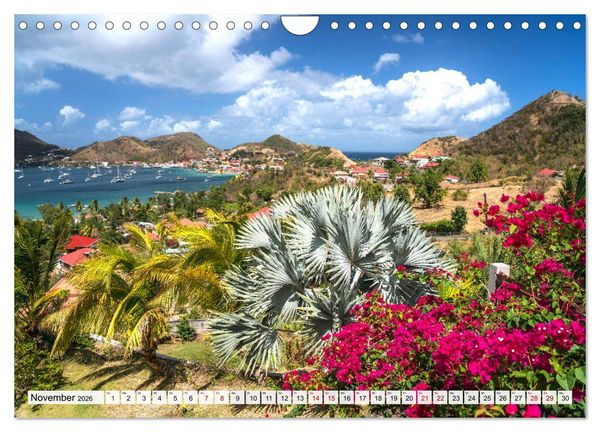 Produktbild: Karibik - Guadeloupe (Wandkalender 2026 DIN A4 quer), CALVENDO Monatskalender