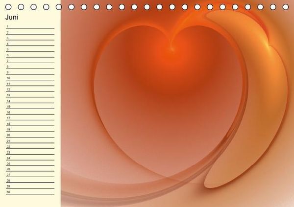 Produktbild: Fraktale Kunst 2/Geburtstagskalender (Tischkalender immerw&auml;hrend DIN A5 quer)