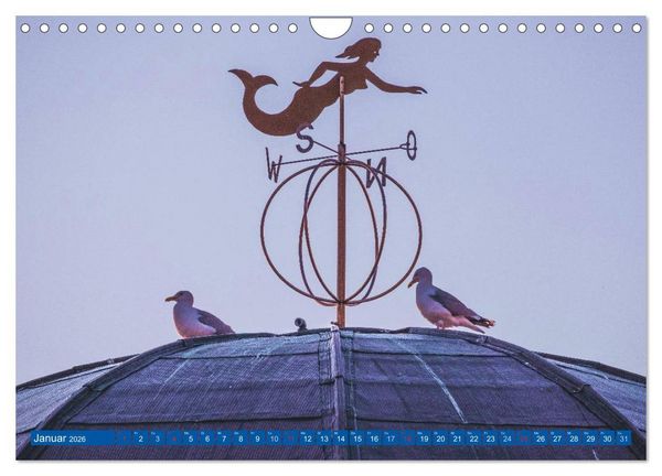 Produktbild: Blick auf Borkum (Wandkalender 2026 DIN A4 quer), CALVENDO Monatskalender
