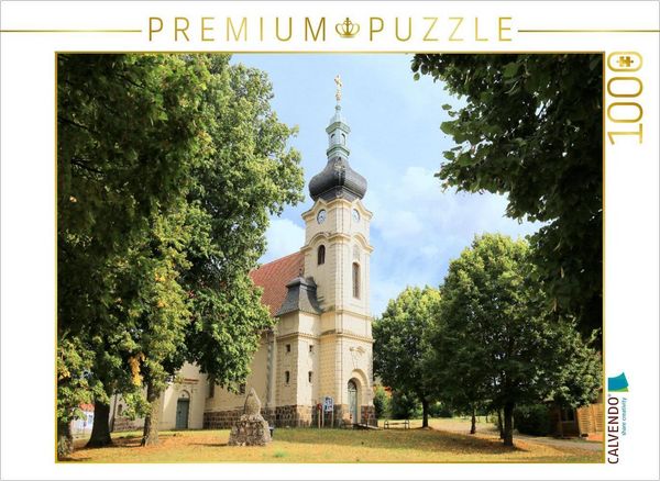 Produktbild: CALVENDO Puzzle Dorfkirche Meseberg, Brandenburg | 1000 Teile Lege-Gr&ouml;&szlig;e 64x48cm Foto-Puzzle f&uuml;r gl&uuml;ckliche Stunden