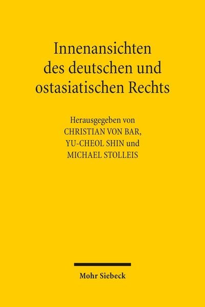 Produktbild: Innenansichten des deutschen und ostasiatischen Rechts