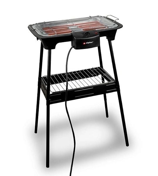 ALPINA BBQ-Grill, elektrisch, 2000 Watt