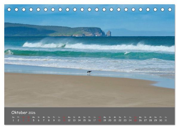 Produktbild: Naturlandschaften Tasmaniens (Tischkalender 2026 DIN A5 quer), CALVENDO Monatskalender