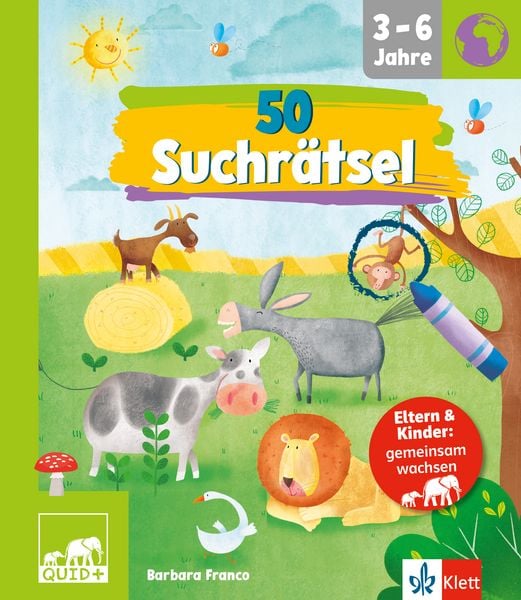 QUID+ 50 Suchrätsel, Taschenbuch von , Klett Lerntraining bei PONS Langenscheidt GmbH, 978-3-12-949839-2