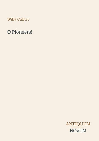 Produktbild: O Pioneers!