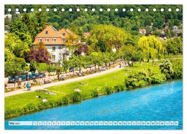 Produktbild: Romantisches Heidelberg &ndash; 12 Traummotive voller Magie und Geschichte (Tischkalender 2027 DIN A5 quer), CALVENDO Monatskalender