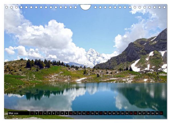 Produktbild: Berge im Berner Oberland (Wandkalender 2026 DIN A4 quer), CALVENDO Monatskalender