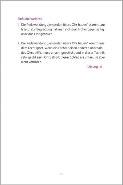 Produktbild: R&auml;tselbuch der Redewendungen