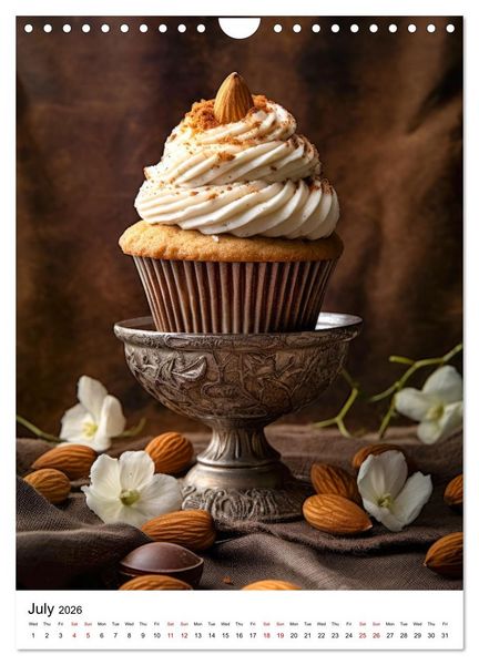 Produktbild: Yummy Cupcakes (Wall Calendar 2026 DIN A4 portrait), CALVENDO 12 Month Wall Calendar