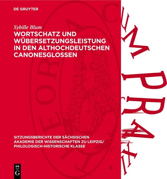 Produktbild: Wortschatz und &Uuml;bersetzungsleistung in den althochdeutschen Canonesglossen