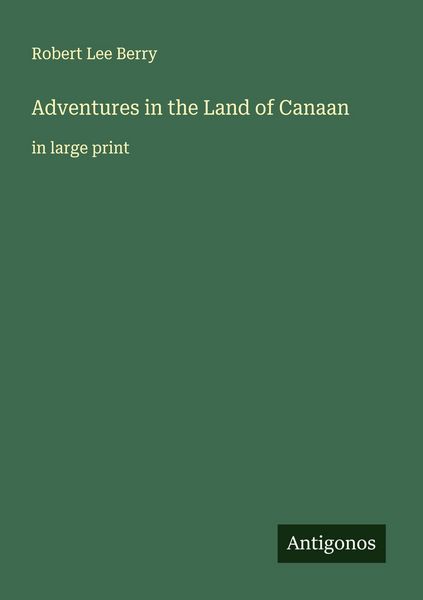 Produktbild: Adventures in the Land of Canaan
